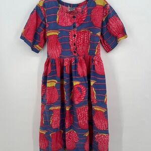 Retro Funky Braided Hair African Heritage Dress